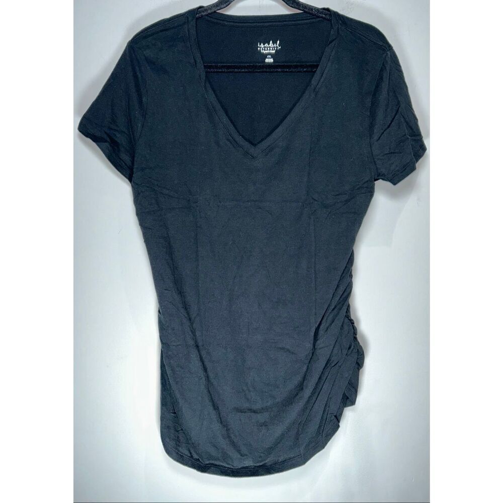 Isabel Maternity short sleeve black tee shirt size XXL